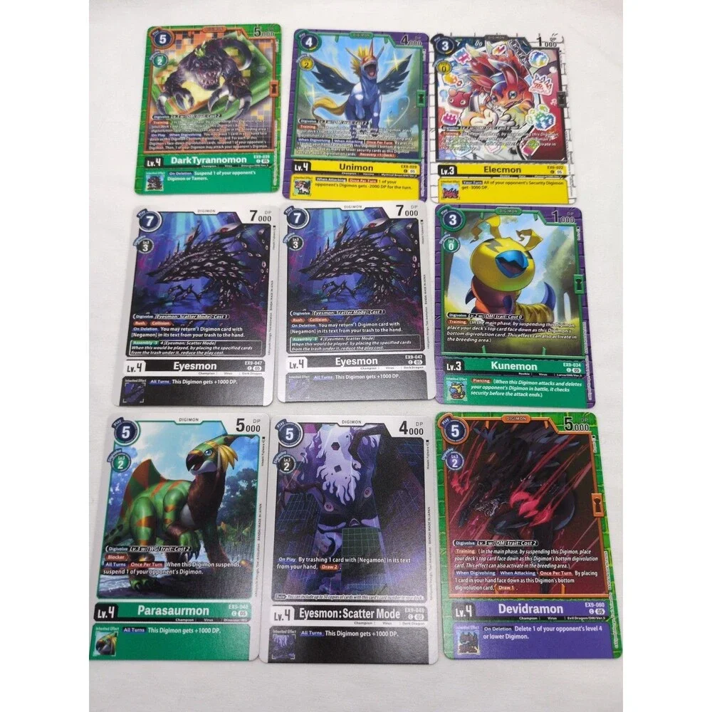 (90) Digimon Card Game Common Uncommon Rare + Foil Card Lot